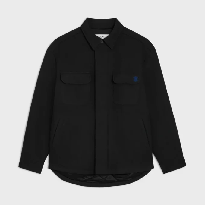 Overshirt in Wool Flannel Overshirt in Wool Flannel