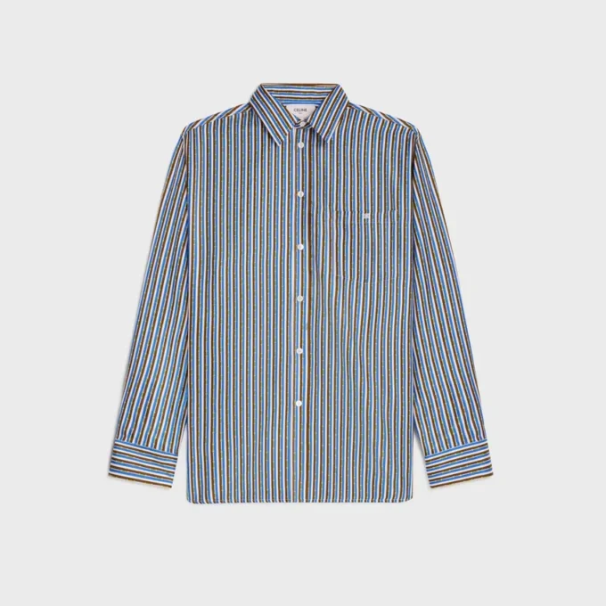 Oversized Shirt in Silk Twill