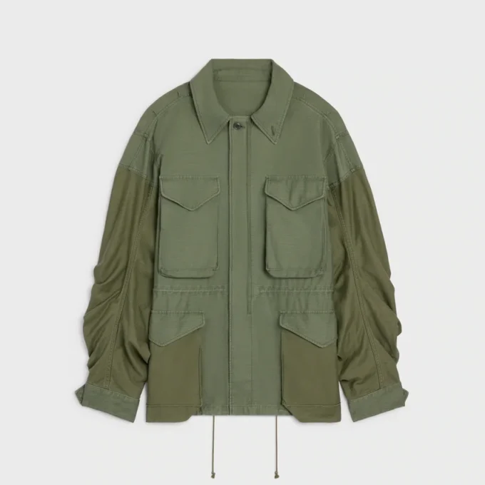 Parka in Cotton Satin