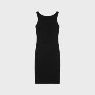 Pencil Dress in Gauffered Double Wool