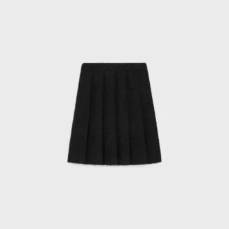Pleated Skirt in Bouclette Natta