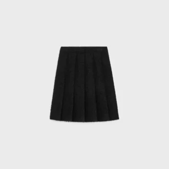Pleated Skirt in Bouclette Natta