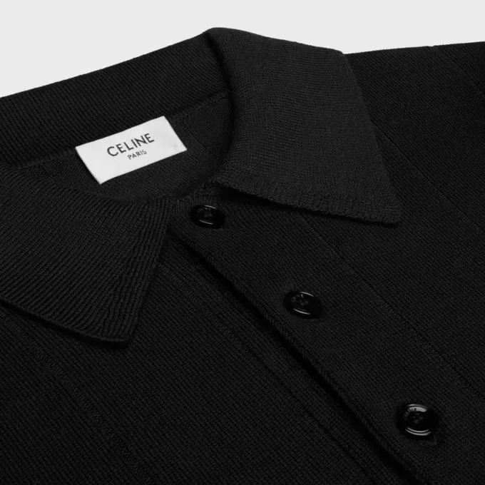 Polo in Fine Silk and Cotton