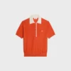 Polo Sweater in Fine Cashmere Silk