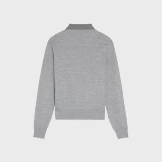 Polo Sweater in Fine Cashmere Silk Polo Sweater in Fine Cashmere Silk