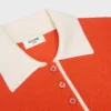 Polo Sweater in Fine Cashmere Silk