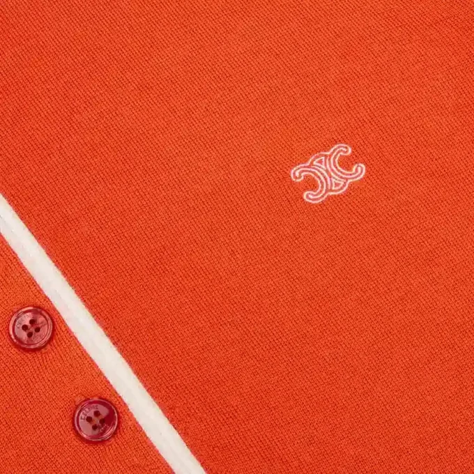 Polo Sweater in Fine Cashmere Silk