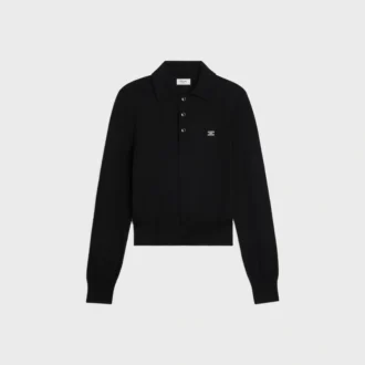 Polo Sweater in Fine Cotton