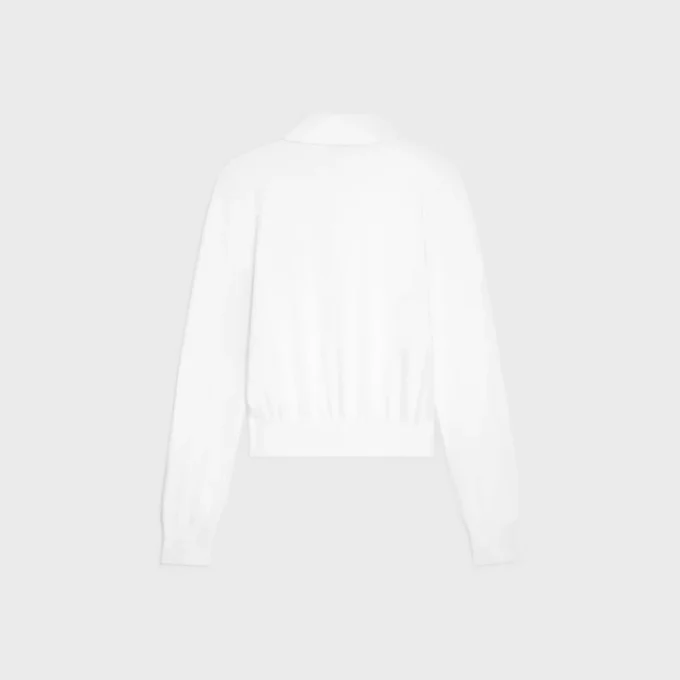 Polo Sweater in Fine Cotton