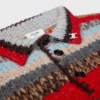 Polo Sweater in Mouline Alpaca and Wool