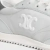 Racer Sneaker in Nylon, Laminated Calfskin and Calfskin
