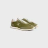 Racer Sneaker in Nylon, Suede Calfskin and Calfskin