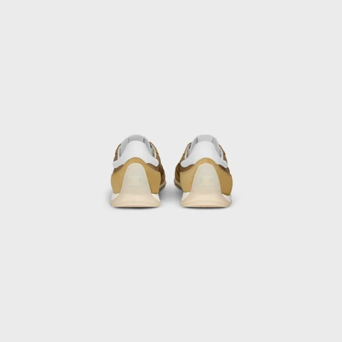 Racer Sneaker in Nylon, Suede Calfskin and Calfskin