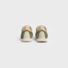 Racer Sneaker in Nylon, Suede Calfskin and Calfskin