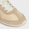 Racer Sneaker in Nylon, Suede Calfskin and Calfskin