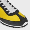 Racer Sneaker in Nylon, Suede Calfskin and Calfskin