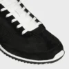 Racer Sneaker in Nylon, Suede Calfskin and Calfskin