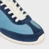 Racer Sneaker in Nylon, Suede Calfskin and Calfskin