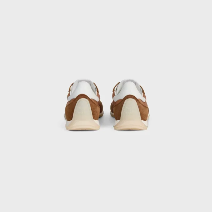 Racer Sneaker in Nylon, Suede Calfskin and Calfskin