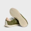 Racer Sneaker in Nylon, Suede Calfskin and Calfskin
