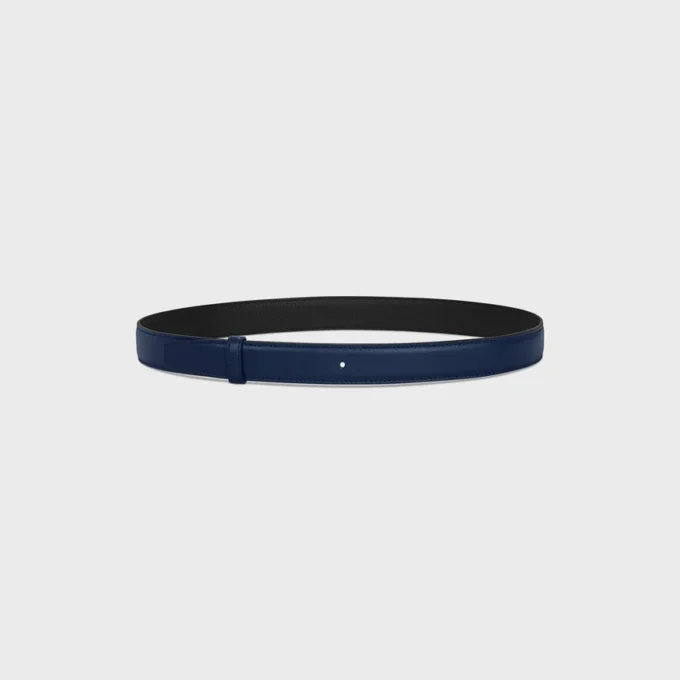 Reversible Strap 25Mm in Smooth and Grained Calfskin Reversible Strap 25Mm in Smooth and Grained Calfskin