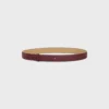 Reversible Strap 25Mm in Smooth and Grained Calfskin Reversible Strap 25Mm in Smooth and Grained Calfskin