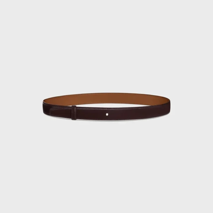 Reversible Strap 25Mm in Taurillon Reversible Strap 25Mm in Taurillon