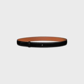 Reversible Strap 25Mm in Taurillon and Natural Calfskin