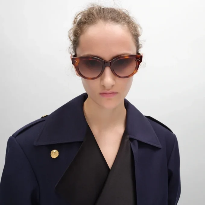 Round S332 Sunglasses in Acetate Round S332 Sunglasses in Acetate