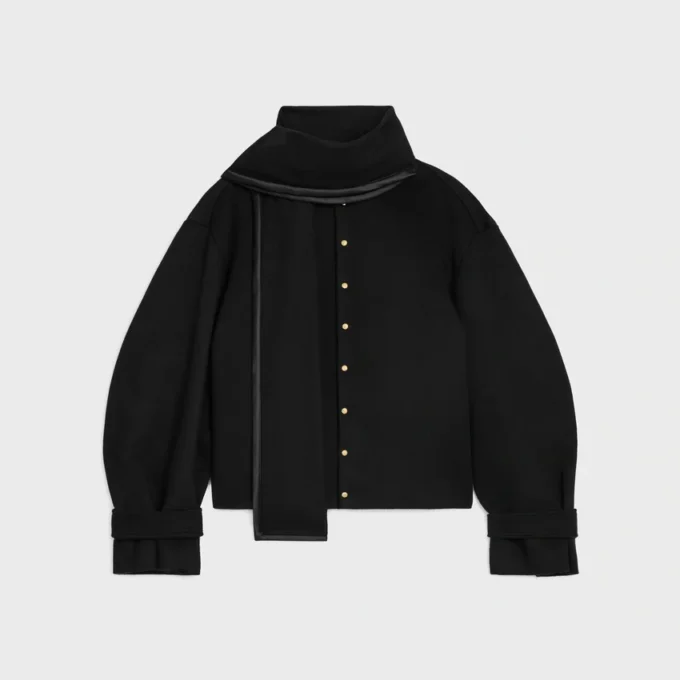 Scarf Jacket in Wool Cloth Scarf Jacket in Wool Cloth