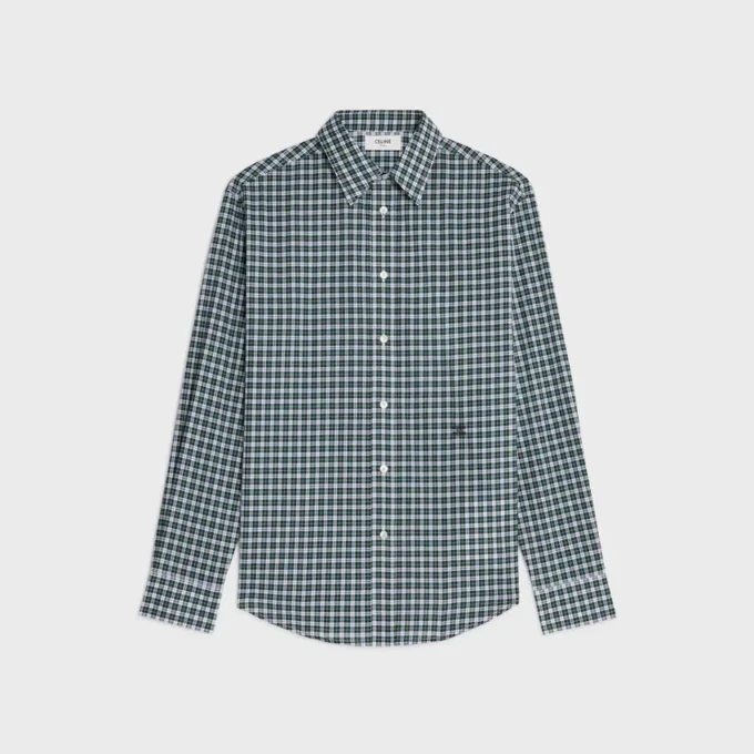 Shirt in Tartan Cotton Cloth Shirt in Tartan Cotton Cloth