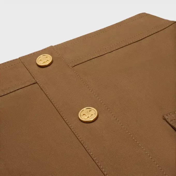 Short Skirt in Cotton Twill Short Skirt in Cotton Twill