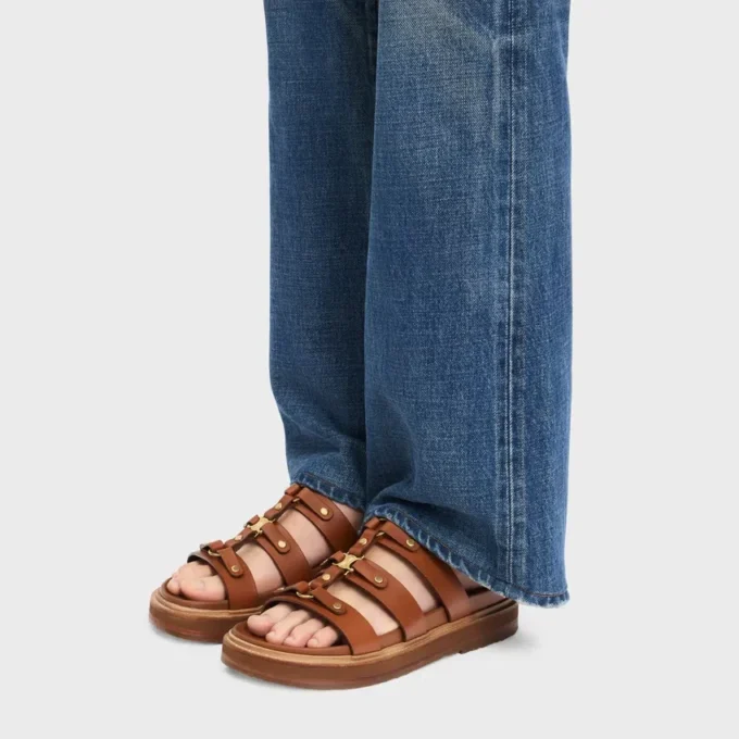 Slide Tippi in Calfskin