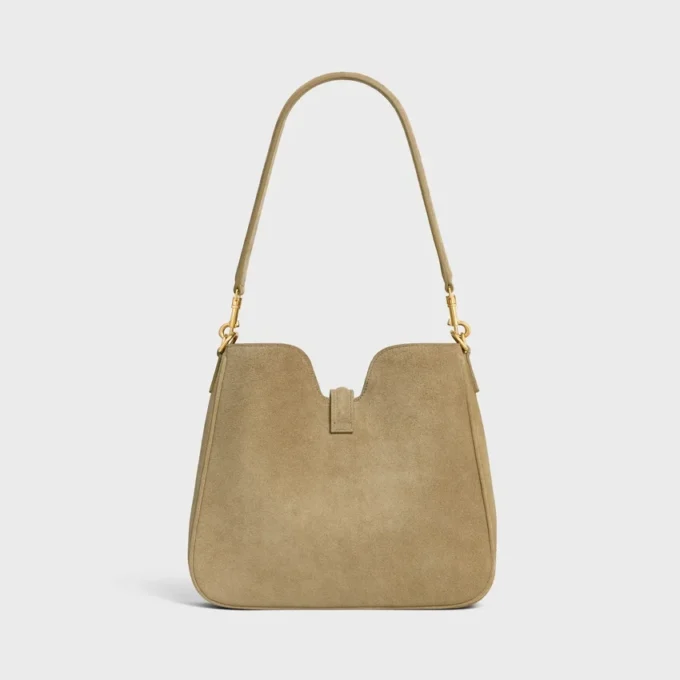 Small Camille 16 Soft Bag in Suede Calfskin