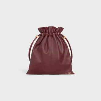 Small Crystal Pouch in Lambskin