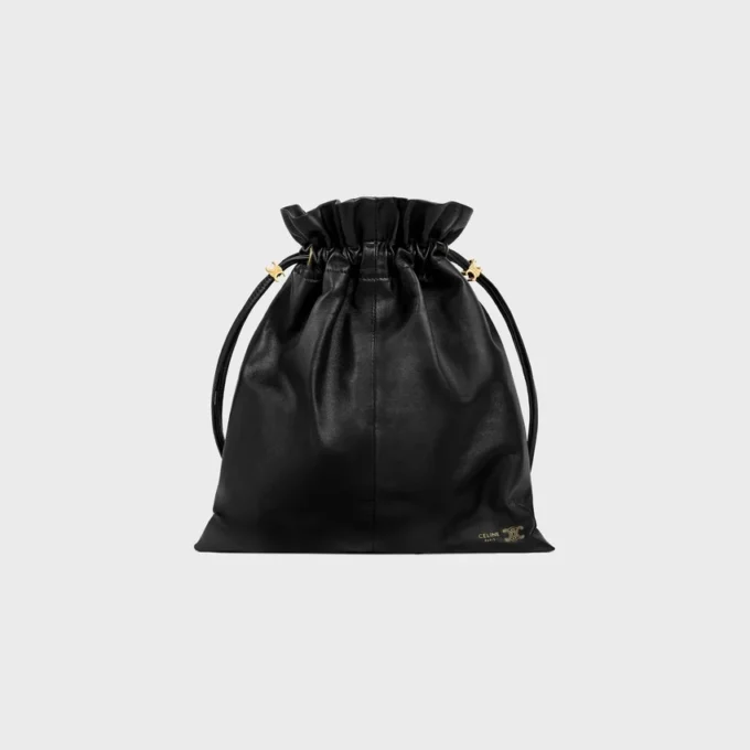 Small Crystal Pouch in Lambskin