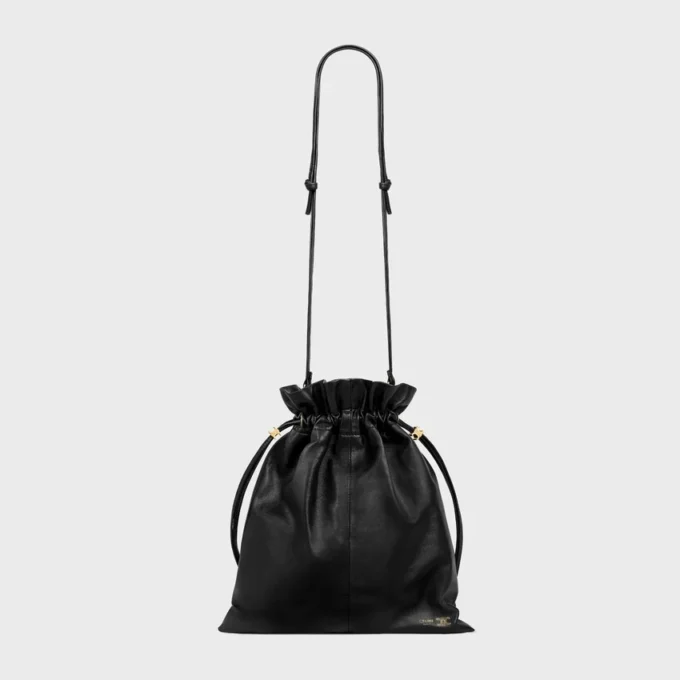 Small Crystal Pouch in Lambskin