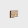 Small Flap Wallet Triomphe in Shiny Calfskin Small Flap Wallet Triomphe in Shiny Calfskin