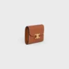Small Flap Wallet Triomphe in Shiny Smooth Lambskin Small Flap Wallet Triomphe in Shiny Smooth Lambskin