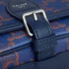 Small Folco Messenger in Triomphe Canvas and Calfskin