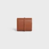Small Trifold Wallet 16 in Satinated Calfskin Small Trifold Wallet 16 in Satinated Calfskin