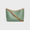 Soft Shopper Bag in Triomphe Canvas and Calfskin