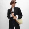 Soft Shopper Bag in Triomphe Canvas and Calfskin