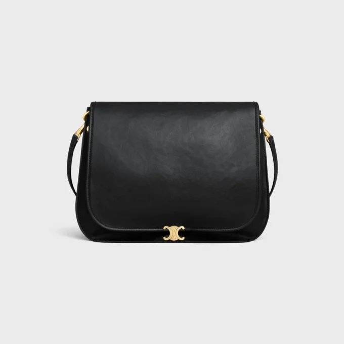 Soft Triomphe Besace in Supple Shiny Lambskin Soft Triomphe Besace in Supple Shiny Lambskin