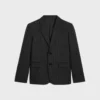 Sorbonne Jacket in Striped Wool Sorbonne Jacket in Striped Wool