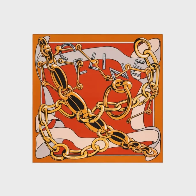 Square in Silk Twill