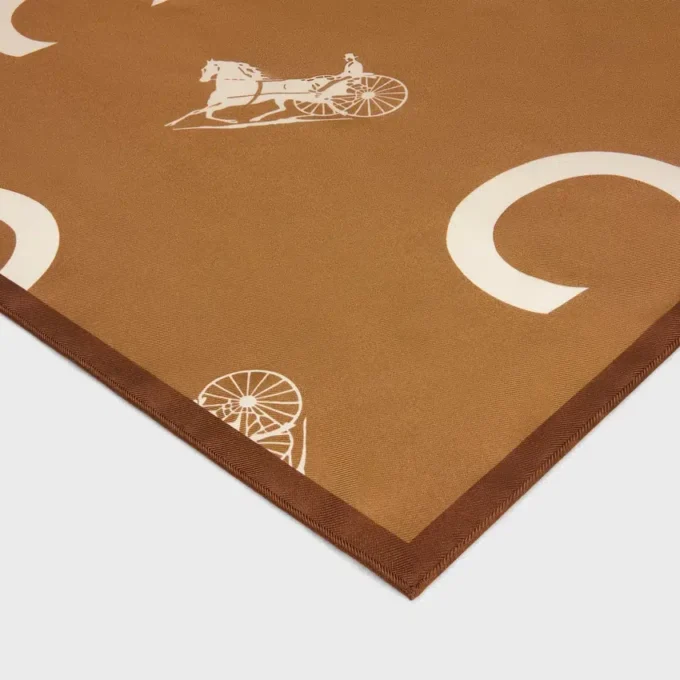 Square in Silk Twill