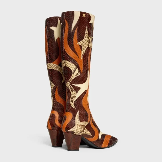 Stage – High Boot in Python Patchwork Stage – High Boot in Python Patchwork