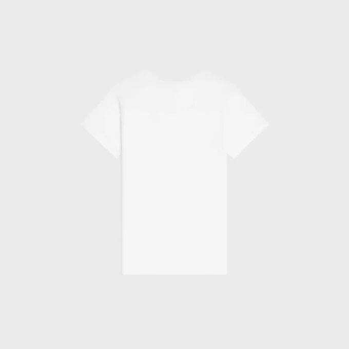 T-Shirt in Ribbed Cotton Jersey T-Shirt in Ribbed Cotton Jersey