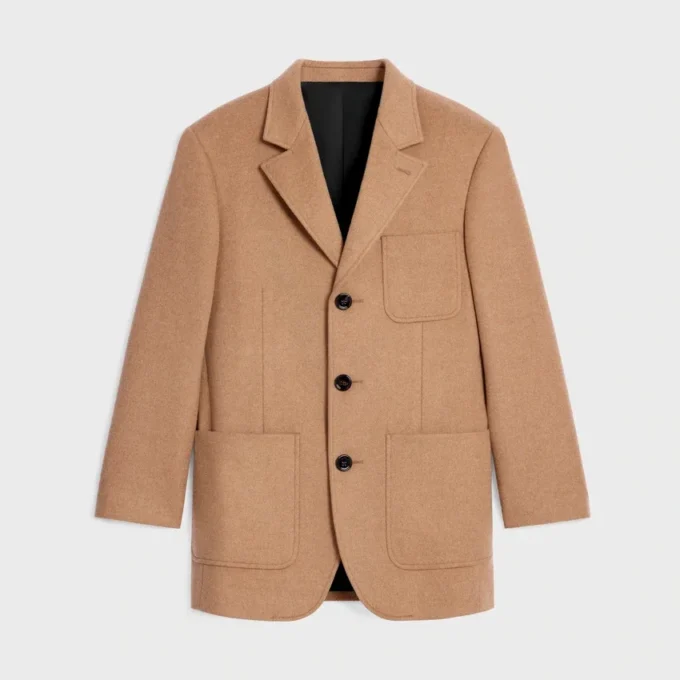Tailored Jacket in Cashmere Flannel Tailored Jacket in Cashmere Flannel